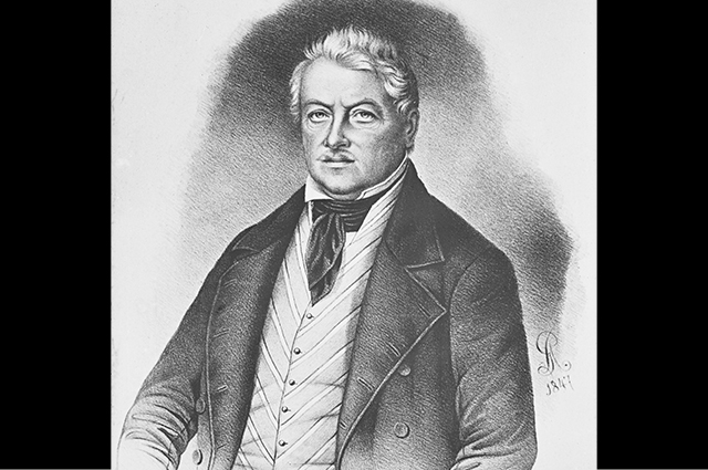 Das Bild zeigt eine Bleistiftzeichnung von Franz Xaver Krenkl aus dem Jahr 1847. Der Maler ist unbekannt. this picture shows a drawing of Franz Xaver Krenkl.