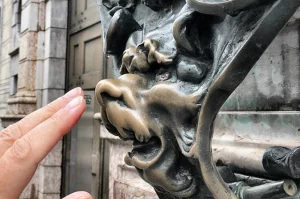 Münchner Glückslöwe an der Müncher Residenz